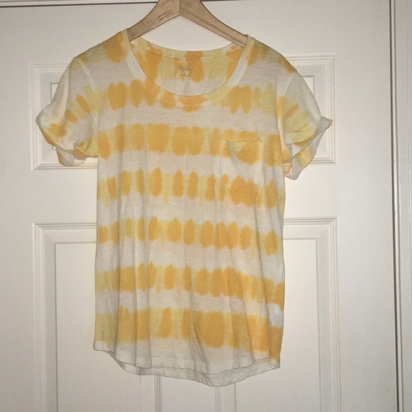yellow tie dye shirt - Picture 1 of 4